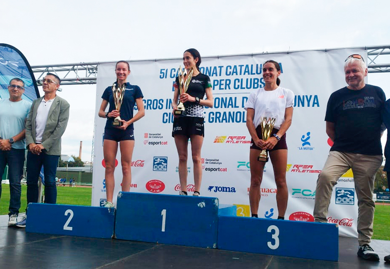 Campeonato de Catañuña de Cross Douae Ouboukir victoria super amara bat